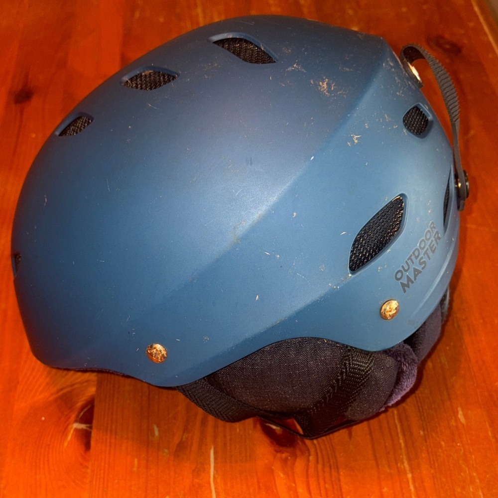 Outdoor Master Blue adjustable Ski helmet size S